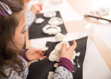 Veidošanas masa EberhardFaber Kids 1kg, balta