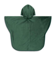 CAR SEAT PONCHO GREEN PLUSH
