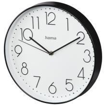 Hama 00186389 Elegance Wall Clock Black/White