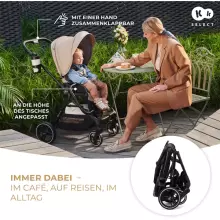 KinderKraft Yoxi 2 in1 Art.KSYOXI00BLK2000 Pure Black