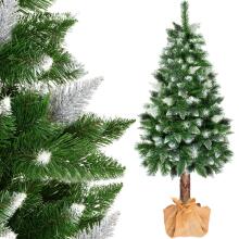 Christmas tree on a trunk Springos CT0179 180 cm snow-covered