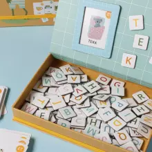 Tutufamily Alphabet Art.223046 Magnetic alphabet for teaching reading Estonian/English (ET/EN)