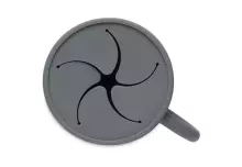 La bebe™ Snack Cup Silicone  Art.708-007-00094 Storm Grey