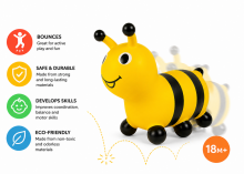 Bo Jumping Animals Art.223145 Jumping animal Bee