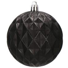 Christmas baubles Springos CA0877 30 pcs black 8 cm set