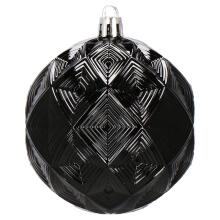 Christmas baubles Springos CA0877 30 pcs black 8 cm set