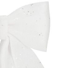 Christmas bow for the tree Springos CA 1302 30 cm white
