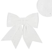 Christmas bow for the tree Springos CA 1302 30 cm white