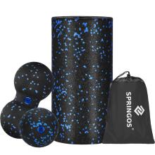 Massage Set 3-in-1: Foam Roller, Ball, Double Ball, Carry Bag Springos FR0025