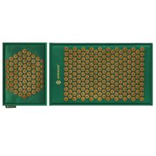 Acupressure mat with spikes, with a pillow, for massage, for pain, made of linen and coconut fiber Springos FA0154