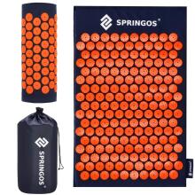 Acupressure mat with spikes Springos FA0155 65x41 cm with a pillow, relaxation massager