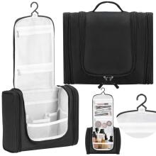 Travel organizer for cosmetics Springos HA7490 24x21x10 cm cosmetic bag, make-up artist bag black