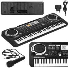 Electric piano keyboard with microphone for children Springos KG0025