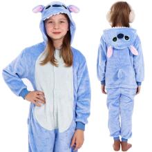 Bērnu kigurumi pidžama Stitch, viengabala kombinezons Springos HA5065, izmērs 120-130 cm