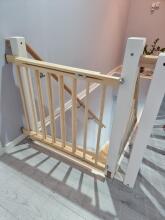 Bebe Basic Art.223410/SG005 Wooden Safety Gate Door, Adjustable 72-122 cm