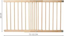 Bebe Basic Art.223410/SG005 Wooden Safety Gate Door, Adjustable 72-122 cm