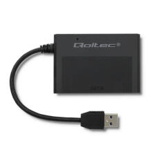 Qoltec 50644 USB 3.0 HDD / SSD 2,5 collu SATA3 cietā diska adapteris