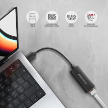 ADE-AR Gigabit Ethernet adapteris, USB-A 3.2 Gen 1, automātiska instalēšana