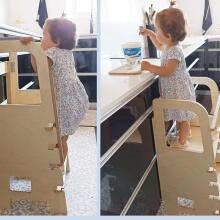 Wooden Learning Tower Evolutive Art.224037 Natural