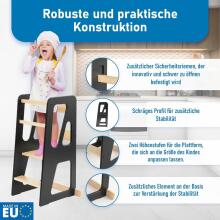 Wooden Learning Tower Art.224038 Black