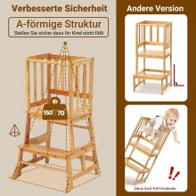 Cosyland Wooden Learning Tower Art.224043 Natural