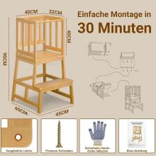 Cosyland Wooden Learning Tower Art.224043 Natural