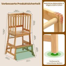 Cosyland Wooden Learning Tower Art.224043 Natural