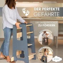 Wooden Learning Tower Art.224044 Grey