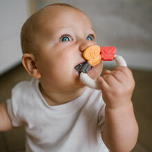 1595 RATTLE WITH TEETHING TOY
