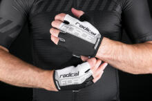 Cimdi Force Radical Black/White/Grey L