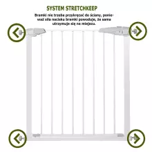 Safety barrier Springos SG0001AB 118-127cm
