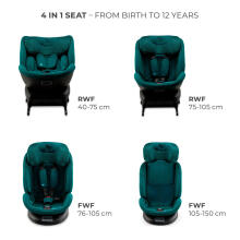 Kinderkraft turvatool XPEDITION 3 i-Size 360°, roheline