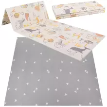 Double-sided foldable foam play mat for children Springos KM0019, 180x200 cm, non-slip
