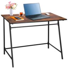 Desk, computer gaming table Springos HF0027, 100x50x76 cm, loft style, black/brown