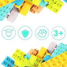 Construction and assembly blocks for children Springos KG0041, 126 pcs, educational, colorful