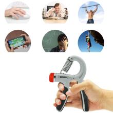 Hand gripper with adjustable resistance Springos FA0034 20-50 kg grey-black with orange element