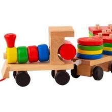 Ikonka Wooden Train  Art.KX7459