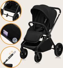 Lionelo Mika Plus 3 in 1 Art.226858 Black Onyx