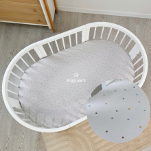Bebe Basic Cotton Sheet Art.6302210000-00 Hearts
