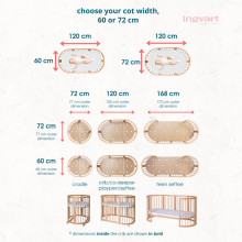 Ingvart Smart Bed 9 in 1 Art.227061 Cappucino