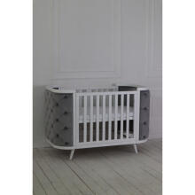 La Bebe™  Boho Slim 4 in 1 Art.9403500000vp White/Beige Velour