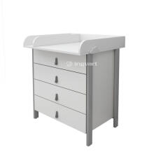 La Bebe™ Scandi Art.227079 White/Grey