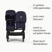 Bugaboo Donkey 6 Double Art.227113 Deep Indigo Bērnu Universāli Transformējami rati