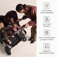 Bugaboo Donkey 6 Twin Art.227114 Heritage Black Bērnu Universāli Transformējami rati dvīņiem