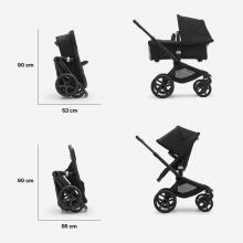 Bugaboo Fox 5 2 in 1 Art.227117 Moon Grey Bērnu universāli transformējami rati/ratiņi