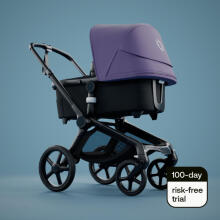 Bugaboo Fox 5 2 in 1 Art.227117 Moon Grey Bērnu universāli transformējami rati/ratiņi