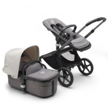 Bugaboo Fox 5 2 in 1 Art.227117 Misty White Bērnu universāli transformējami rati/ratiņi