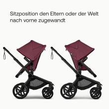 Bugaboo Fox 5 2 in 1 Art.227126 Dark Cherry Bērnu universāli transformējami rati/ratiņi