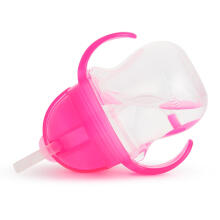 MUNCHKIN straw cup, 207ml, 6m+, pink, 01248202