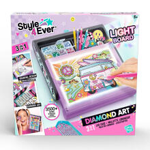 STYLE 4EVER 3 in 1 Led Case Diamond Art